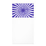 Blue and white swirl photo card template