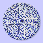 Blue and White Turkish Tile Pattern Magnet magnets