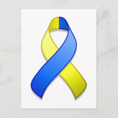 Blue Awareness Ribbon