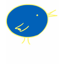 Blue and Yellow Bird t-shirts