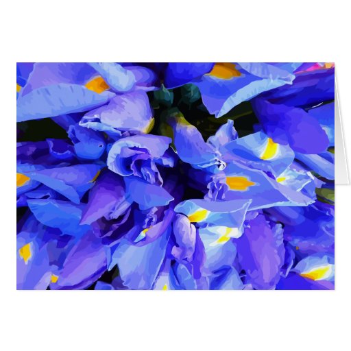 Blue and yellow card Zazzle