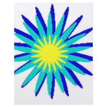 Blue and Yellow flower flyers