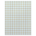 Blue And Yellow Plaid Faded Background Paper Custom Letterhead