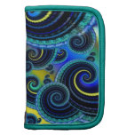 Blue and Yellow Retro Pattern Organizers