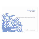 Blue and Yellow Tropical Fish Seating Card Business Card Template