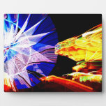 BLue and Yellow Zoomed Fair Rides Display Plaque