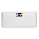 BLue and Yellow Zoomed Fair Rides Envelopes