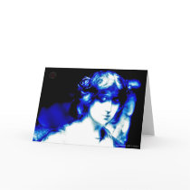 Blue Angel Card by HOUSEOFHOLY