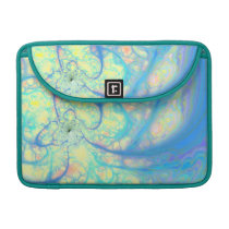 Blue Angel – Cosmic Azure & Lemon macbook sleeves