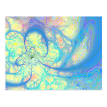 Blue Angel – Cosmic Azure & Lemon Postcards