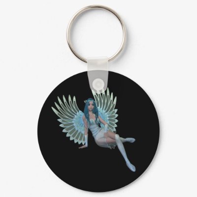 blue angel keychain by catsbacknc