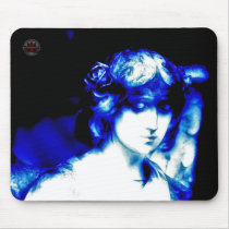 BLUE ANGEL Mousepad by HOUSEOFHOLY