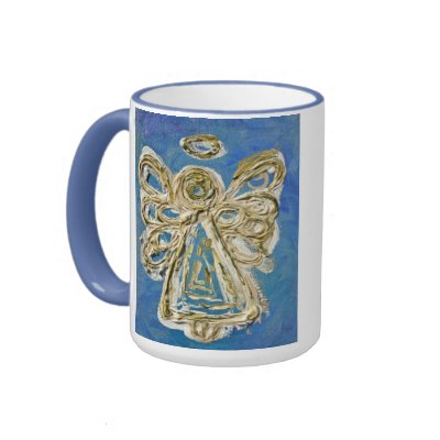 Blue Angel Mug by donnabellasangels