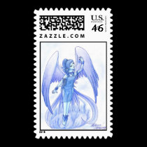 Blue angel~ stamps