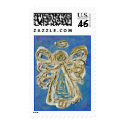 Blue Angel Postage Stamp by donnabellasangels Blue Angel Postage Stamp