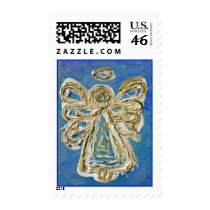 Blue Angel Postage Stamp