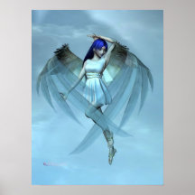 blue angel print