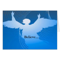 Blue Angel Set Greeting Cards