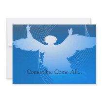Blue Angel Set Custom Announcements