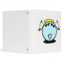 blue angel smiley with wings vinyl binders