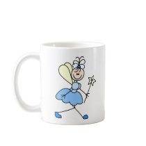 Blue Angel Stick Figure Mug