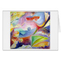 Blue Angelic card by Julier Blue Angelic card