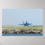 Blue Angels #7 Solo Afterburner Takeoff Poster