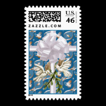 Blue Angels and Doves postage