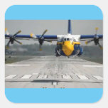 BLUE ANGELS C-130 SQUARE STICKER