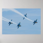 Blue Angels Diamond Roll Poster