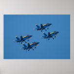 Blue Angels Dirty Diamond Climb Poster