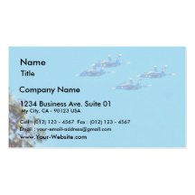 Blue Angels Jets Planes Business Card Templates