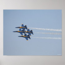 Blue Angels Performing in Michigan Print