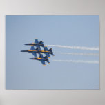 Blue Angels Performing in Michigan Print