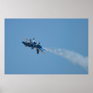 Blue Angels Solo #5 Inverted Takeoff Poster