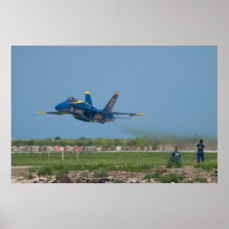 Blue Angels Solo #6 Low Takeoff Poster