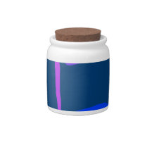 Blue Anime Robot Liquid Economy Dry Wind Candy Jar