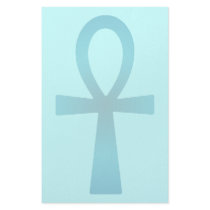 Blue Ankh Personalized Stationery