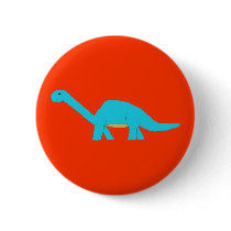 Blue apatosaurus pin buttons