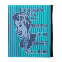 Blue Apostrophes iPad Folio Case