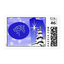 BLUE APPALOOSA CHRISTMAS postage by ma9168 BLUE APPALOOSA CHRISTMAS postage