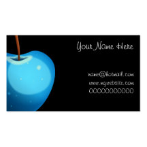 Blue Apple, Your Name Here, name@hotmail.comwww... Business Card