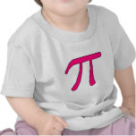 Blue Aqua Pink Hot Baby Light Pi 3.14 symbol Math t-shirts