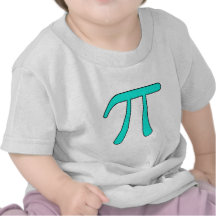 Blue Aqua Pink Hot Baby Light Pi 3.14 symbol Math Tshirts