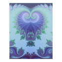 blue arabesque tryptich posters by ronfroim blue arabesque tryptich posters