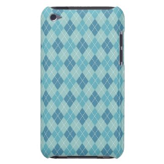 Blue Argyle Case-Mate iPod Touch Barely There Case iPod Touch Cover