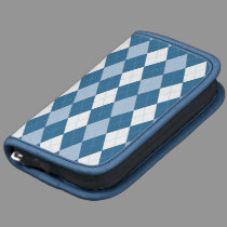 Blue Argyle Rickshaw Folio planners