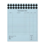 Blue Argyle Small Order Form flyers