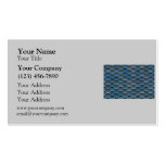 Blue Armor Geometric Pattern Business Card