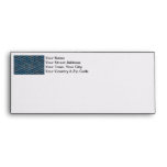 Blue Armor Geometric Pattern Envelope
